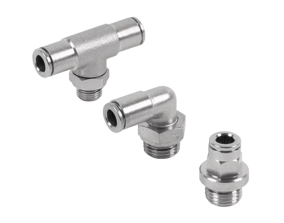 Pneumatic fittings in brass from Davair Ireland